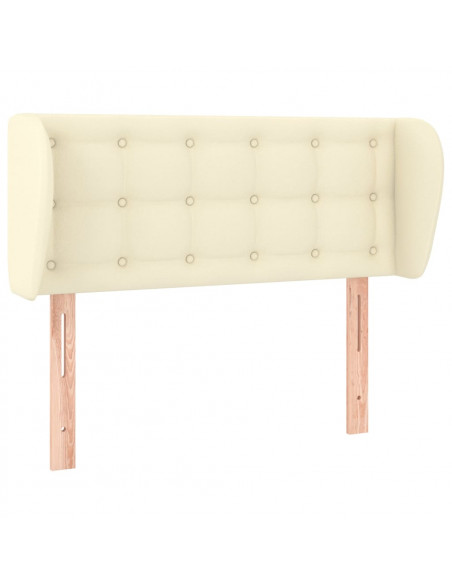 Testiera ad Orecchio Crema 103x23x78/88 cm in Similpelle