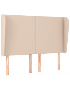 Testiera ad Orecchio Cappuccino 147x23x118/128 cm in Similpelle 2