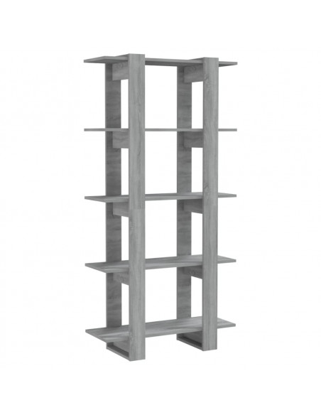 Libreria/Divisorio Grigio Sonoma 80x30x160 cm in Truciolato