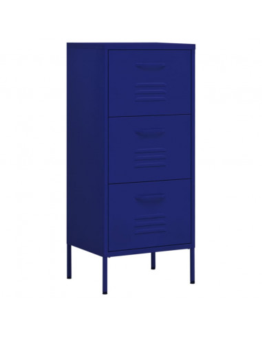 Armadietto Blu Marino 42,5x35x101,5 cm in Acciaio