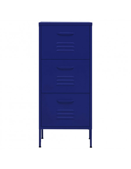 Armadietto Blu Marino 42,5x35x101,5 cm in Acciaio