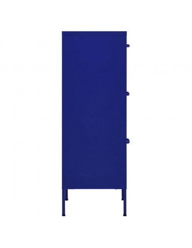 Armadietto Blu Marino 42,5x35x101,5 cm in Acciaio