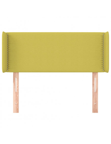 Testiera ad Orecchio Verde 83x16x78/88 cm in Tessuto