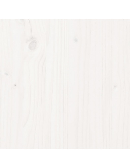 Giroletto Bianco in Legno Massello 90x190 cm Single