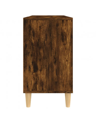 Mobile Lavabo Rovere Fumo 80x33x60 cm in Legno Multistrato