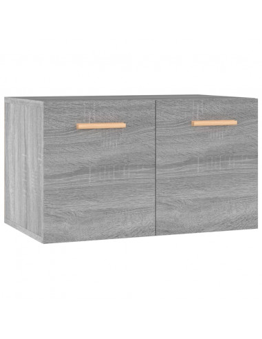 Mobile a Parete Grigio Sonoma 60x36,5x35cm in Legno Multistrato
