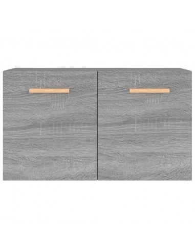 Mobile a Parete Grigio Sonoma 60x36,5x35cm in Legno Multistrato