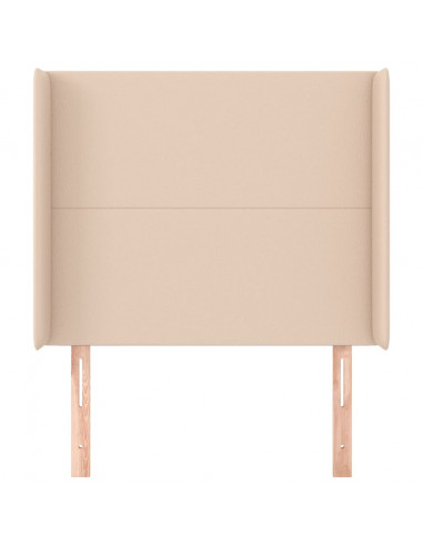 Testiera ad Orecchio Cappuccino 103x23x118/128 cm in Similpelle