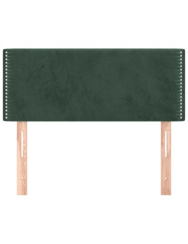 Testiera Verde Scuro 80x5x78/88 cm in Velluto