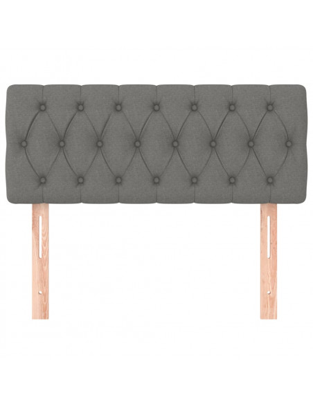 Testiere Grigio Scuro 100x7x78/88 cm in Tessuto