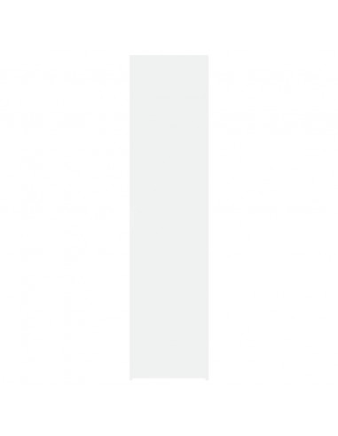 Credenza Bianca 45x42,5x185 cm in Legno Multistrato