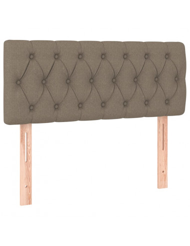 Testiera Tortora 100x7x78/88 cm in Tessuto