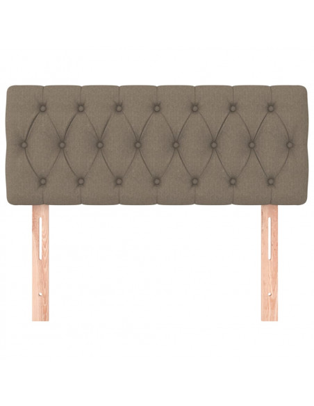 Testiera Tortora 100x7x78/88 cm in Tessuto