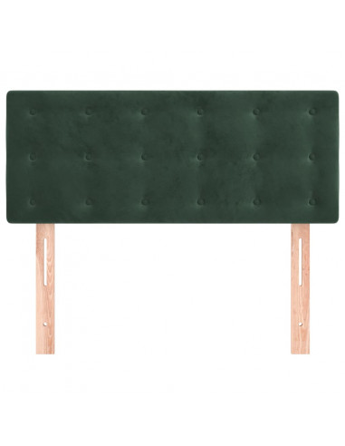 Testiera Verde Scuro 100x5x78/88 cm in Velluto