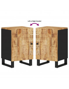 Mobile da Bagno 38x33x58 cm in Legno Massello di Mango 2