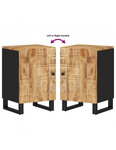 Mobile da Bagno 38x33x58 cm in Legno Massello di Mango