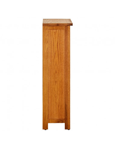 Libreria Stretta 45x22,5x82 cm in Massello di Rovere