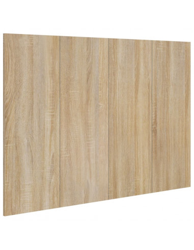 Testiera Letto Rovere Sonoma 120x1,5x80 cm in Legno Multistrato