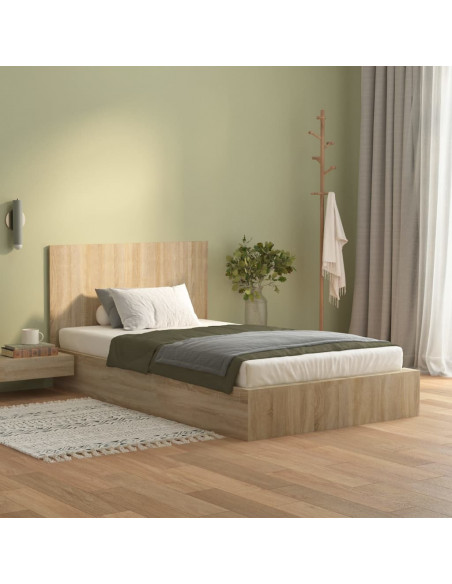 Testiera Letto Rovere Sonoma 120x1,5x80 cm in Legno Multistrato