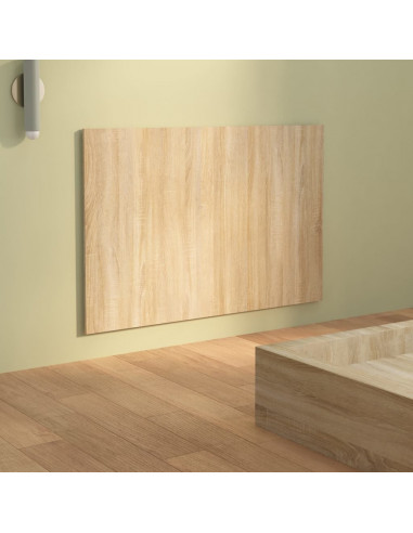 Testiera Letto Rovere Sonoma 120x1,5x80 cm in Legno Multistrato