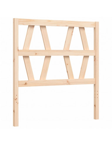 Giroletto con Testiera 100x200 cm in Legno Massello