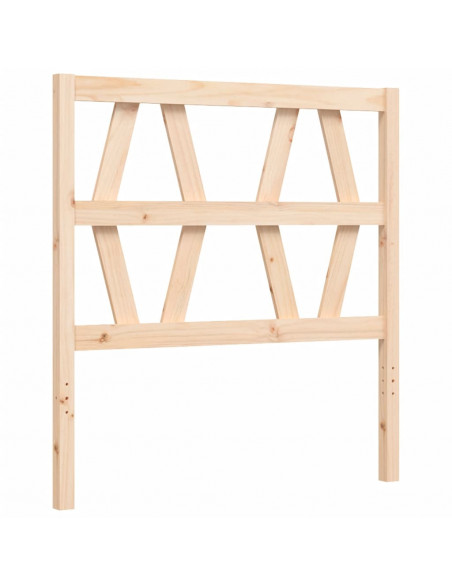 Giroletto con Testiera 100x200 cm in Legno Massello