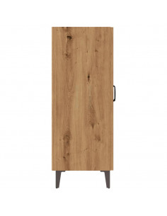 Credenza Rovere Artigianale 70x34x90 cm in Legno Multistrato 2