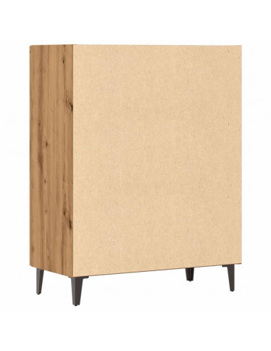 Credenza Rovere Artigianale 70x34x90 cm in Legno Multistrato