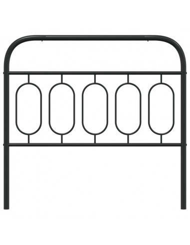 Testiera in Metallo Nero 100 cm