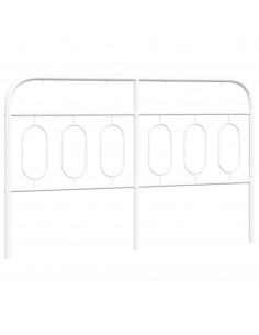 Testiera in Metallo Bianco 150 cm 2