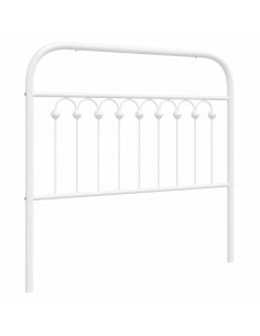 Testiera in Metallo Bianco 100 cm 2