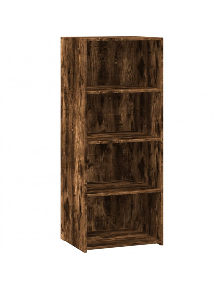 Credenza Rovere Fumo 50x41x124 cm in Legno Multistrato