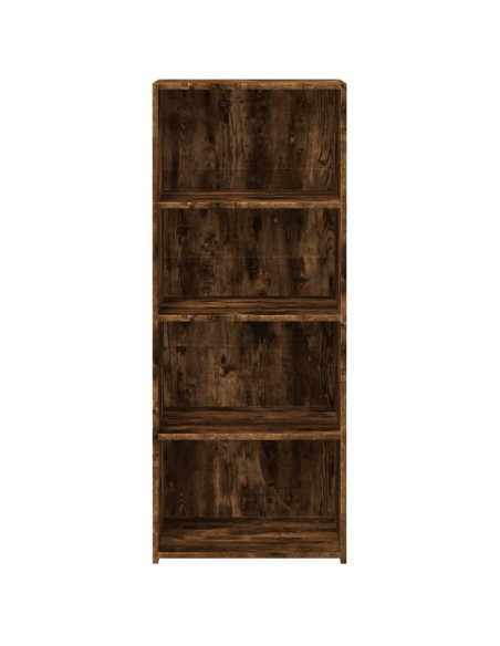 Credenza Rovere Fumo 50x41x124 cm in Legno Multistrato