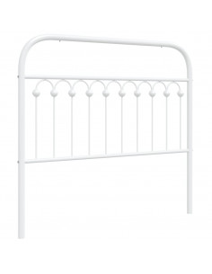 Testiera in Metallo Bianco 107 cm 2