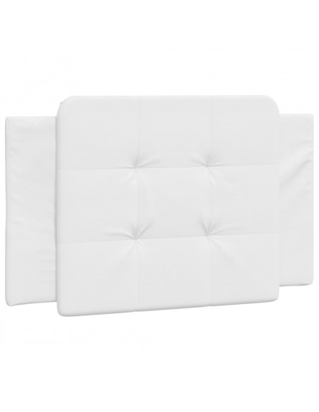 Cuscino Testiera Bianco 80 cm in Similpelle