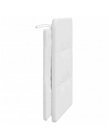 Cuscino Testiera Bianco 80 cm in Similpelle