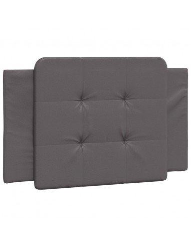 Cuscino Testiera Grigio 80 cm in Similpelle
