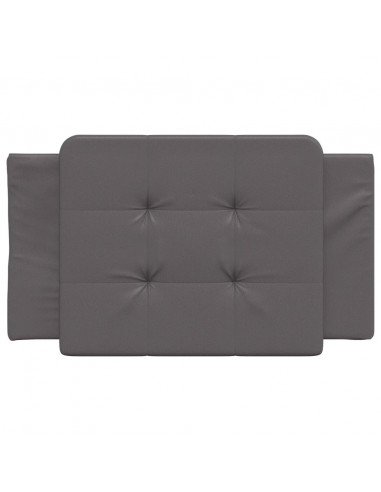 Cuscino Testiera Grigio 80 cm in Similpelle