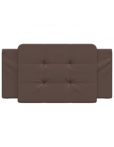 Cuscino Testiera Marrone 100 cm in Similpelle