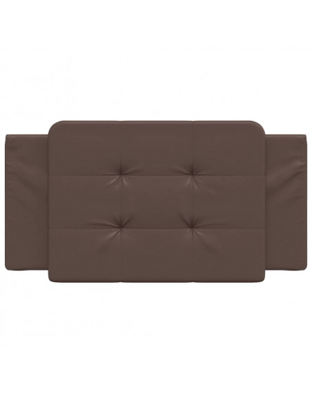 Cuscino Testiera Marrone 100 cm in Similpelle