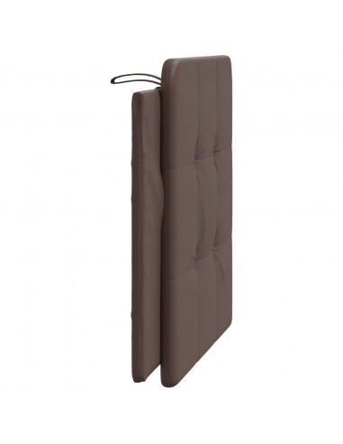 Cuscino Testiera Marrone 100 cm in Similpelle