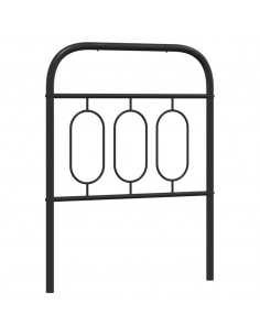 Testiera in Metallo Nero 75 cm 2