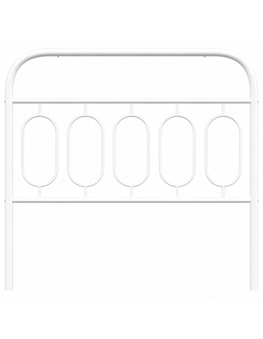 Testiera in Metallo Bianco 100 cm