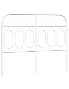 Testiera in Metallo Bianco 120 cm 2