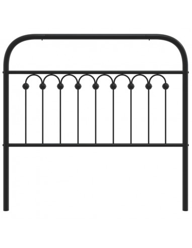 Testiera in Metallo Nero 100 cm