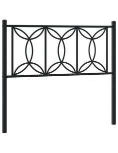 Testiera in Metallo Nero 107 cm 2