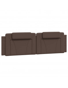 Cuscino Testiera Marrone 180 cm in Similpelle 2