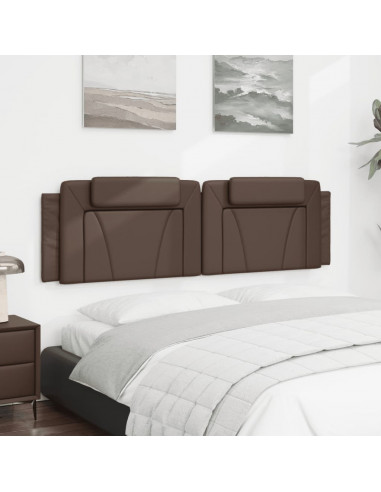 Cuscino Testiera Marrone 180 cm in Similpelle