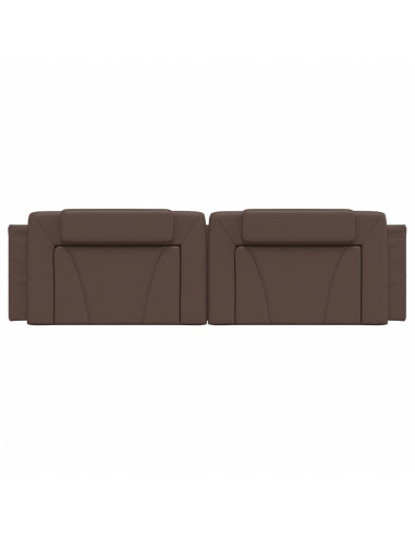 Cuscino Testiera Marrone 180 cm in Similpelle