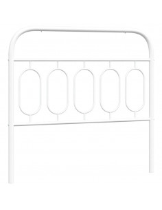 Testiera in Metallo Bianco 107 cm 2